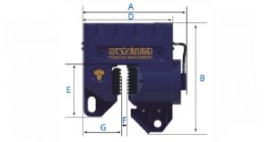 Одиночный зажим YZJ80DC